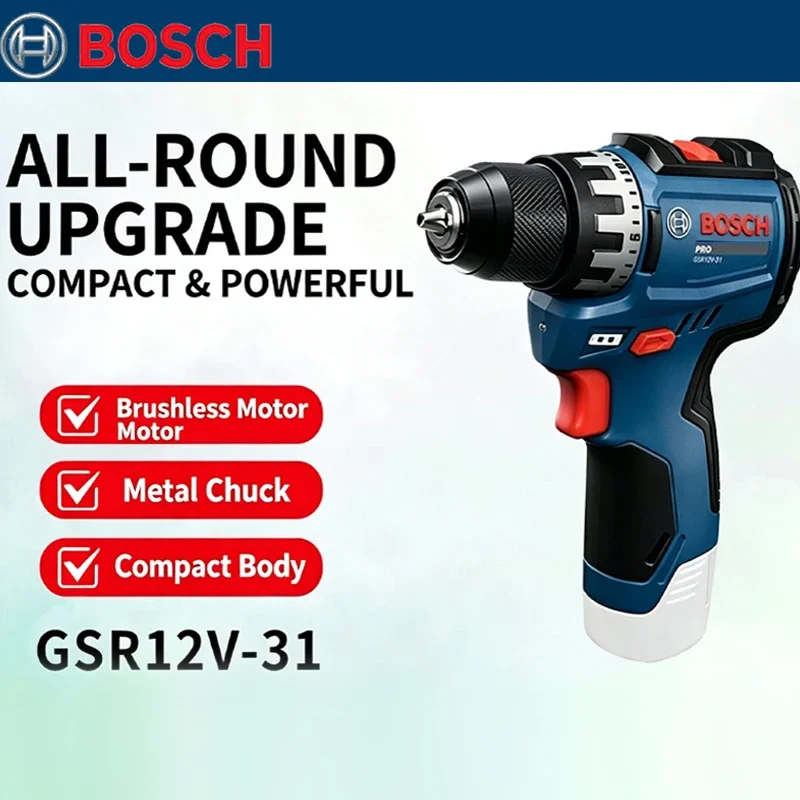 Power Tools Professional - 보쉬 GSR 12V-31 브러시리스 전기 드릴