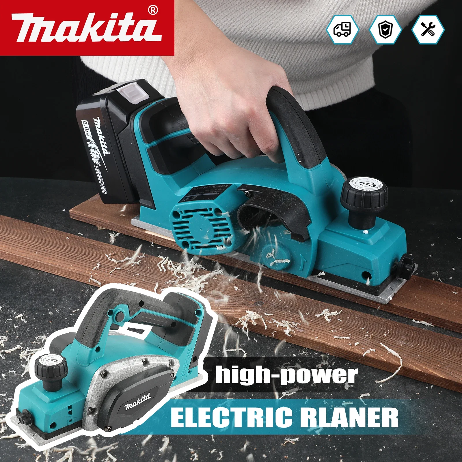 DKP180 무선 브러시리스 전동 대패, 마키타 18V - Planer Handheld Electric 리뷰 및 가격